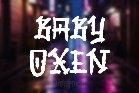 Baby Oxen: A Font That Breathes Character Into Your Crafts