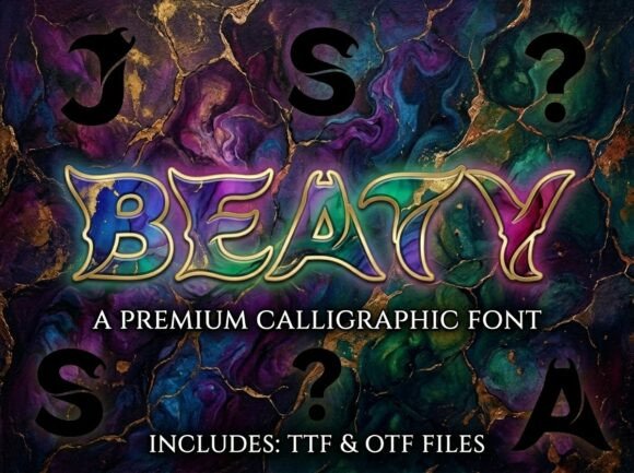 Beaty: A Gothic Elegance for Branding Projects