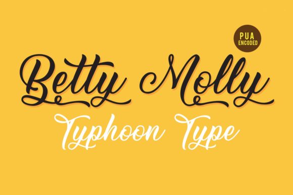 Betty Molly: A Heartwarming Script Font for Branding Projects