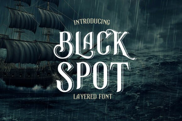 Black Spot: A Serif Font for Timeless Craft Projects