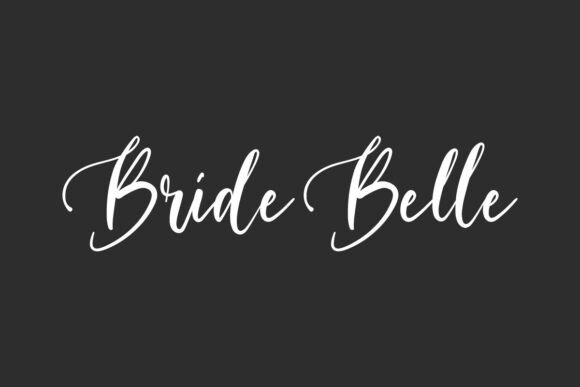 Bride Belle: A Script Font That Adds Elegance to Every Project
