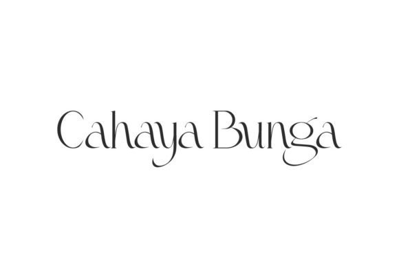 Cahaya Bunga: A Font That Breathes Life Into Your Creations
