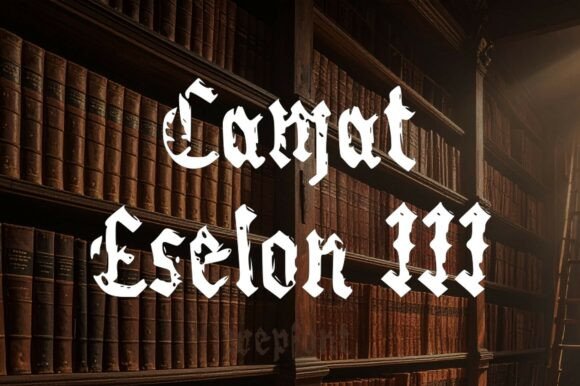 Camat Eselon III: A Timeless Font for Modern Branding