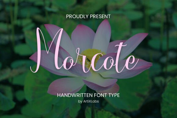 Discovering Morcote: A Handwritten Font That Feels Both Classic and Contemporary