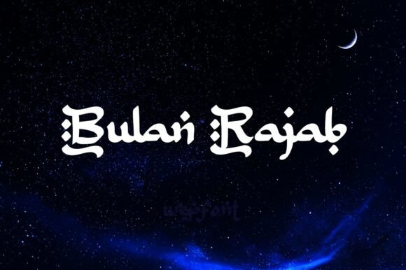 Enhance Your Brand with Bulan Rajab: A Display Font for Business Success
