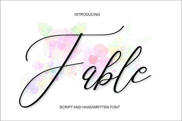 Fable: A Handwritten Font That Feels Both Classic and Contemporary
