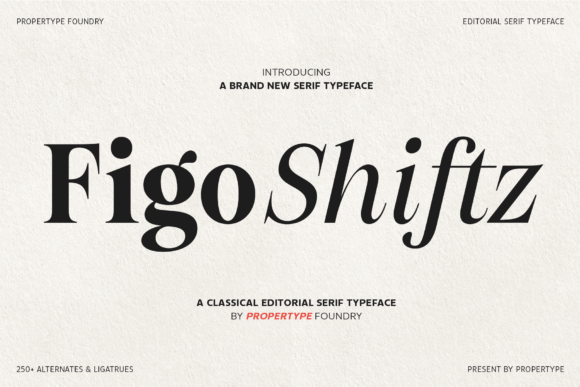 Figo Shiftz: A Serif Font That Elevates Every Craft Project