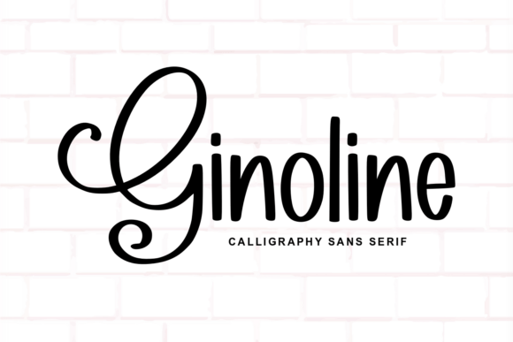 Ginoline: A Playful Sans Serif for Branding Projects