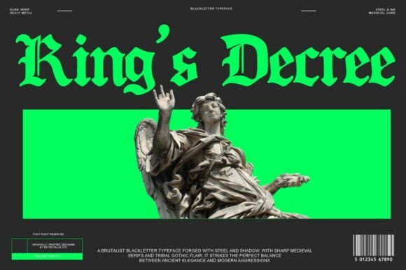 King’s Decree: A Font That Commands Attention
