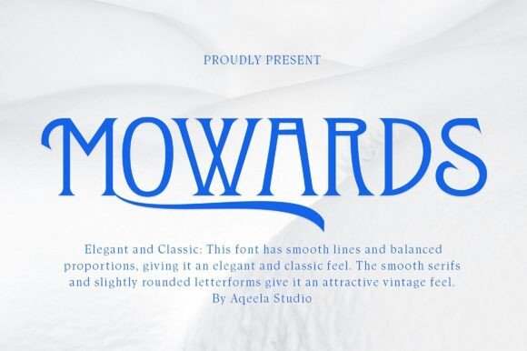 Mowards: A Serif Font That Elevates Branding
