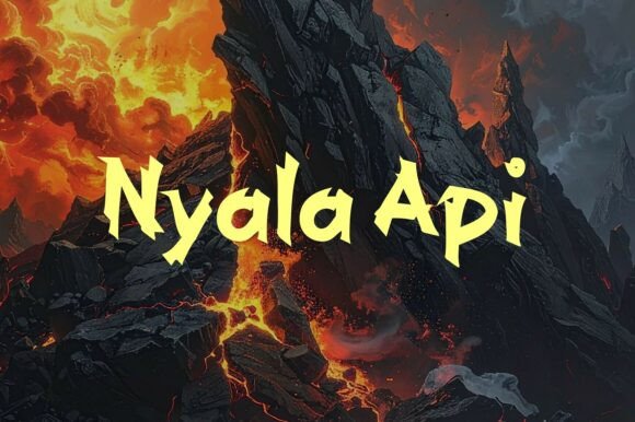 Nyala Api: A Bold Display Font for Dynamic Web Design