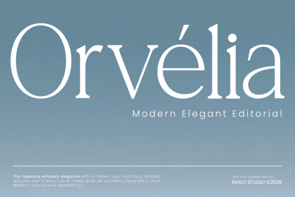 Orvelia: A Serif Font for Crafting with Grace and Purpose