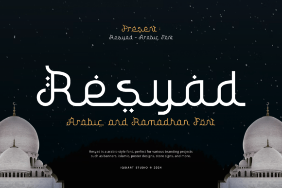 Resyad: The Decorative Typeface That Elevates Your Digital Brand