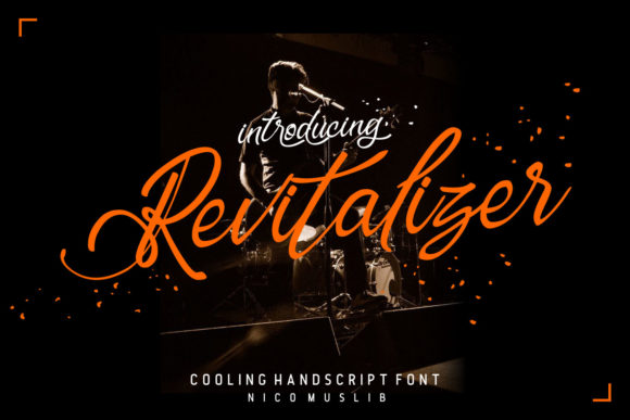 Revitalizer: A Handwritten Font for Modern Editorial Design
