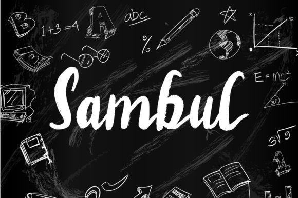 Sambul: A Playful Script Font for Editorial Design