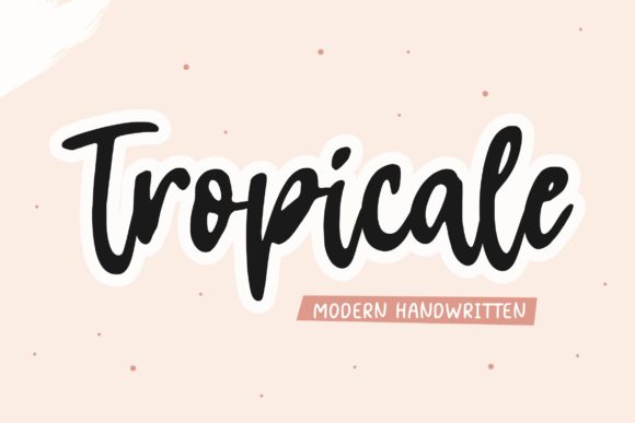 Tropicale Font for Business Branding