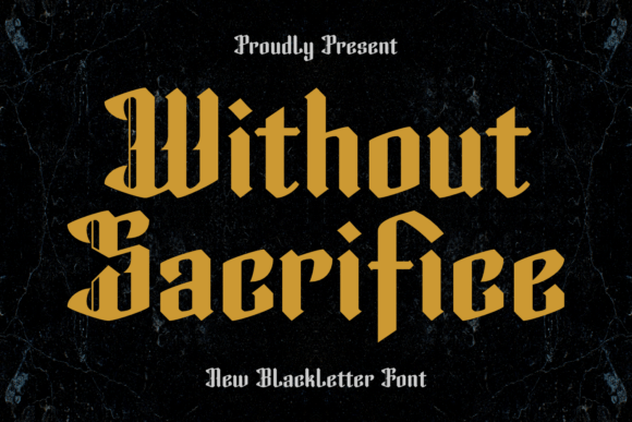 Without Sacrifice: A Font That Adds Soul to Every Project